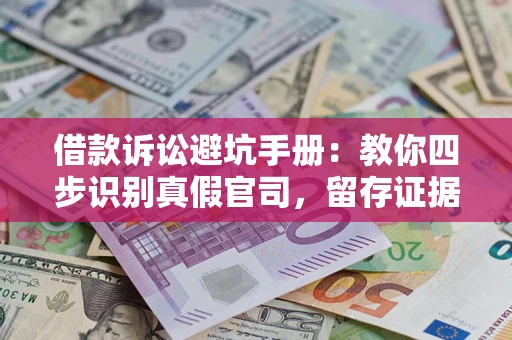 济南借款诉讼避坑手册：教你四步识别真假官司，留存证据不踩雷