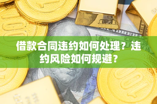 济南借款合同违约如何处理？违约风险如何规避？