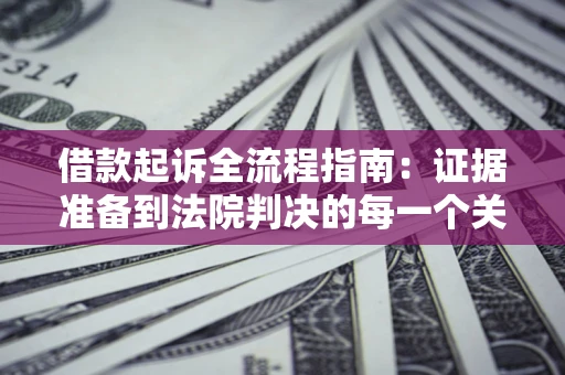 济南借款起诉全流程指南：证据准备到法院判决的每一个关键步骤