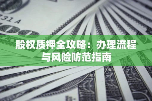 济南股权质押全攻略：办理流程与风险防范指南